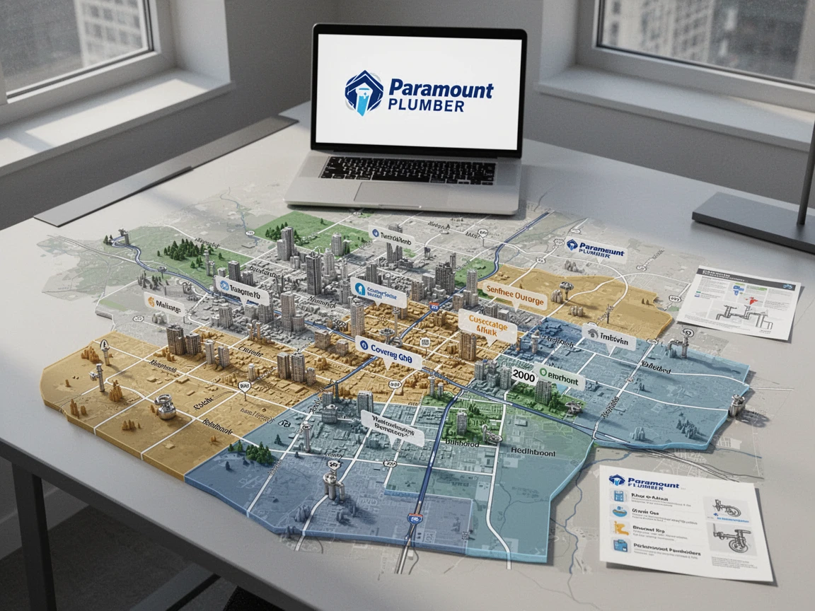 Plumbing Service Areas Map