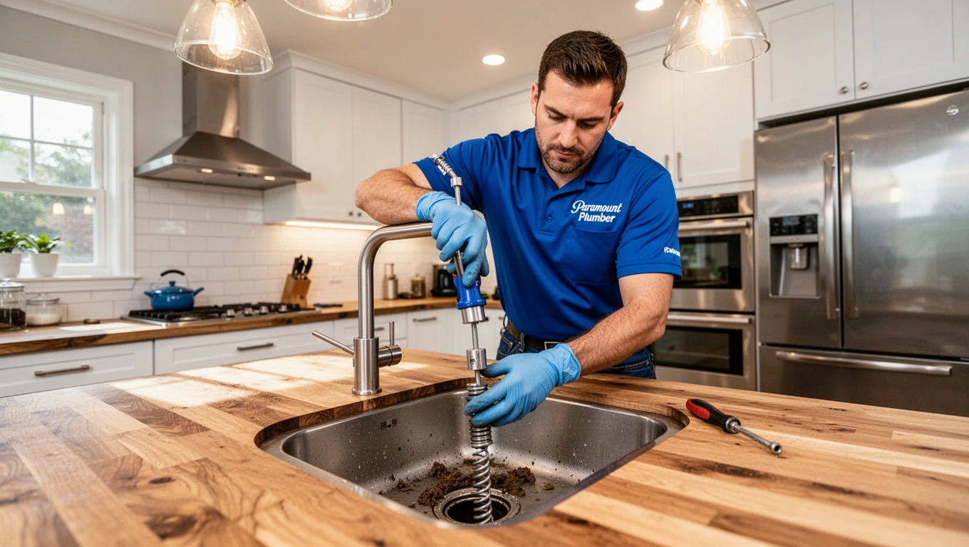 Clogged Kitchen Sink & Drain Clearing
