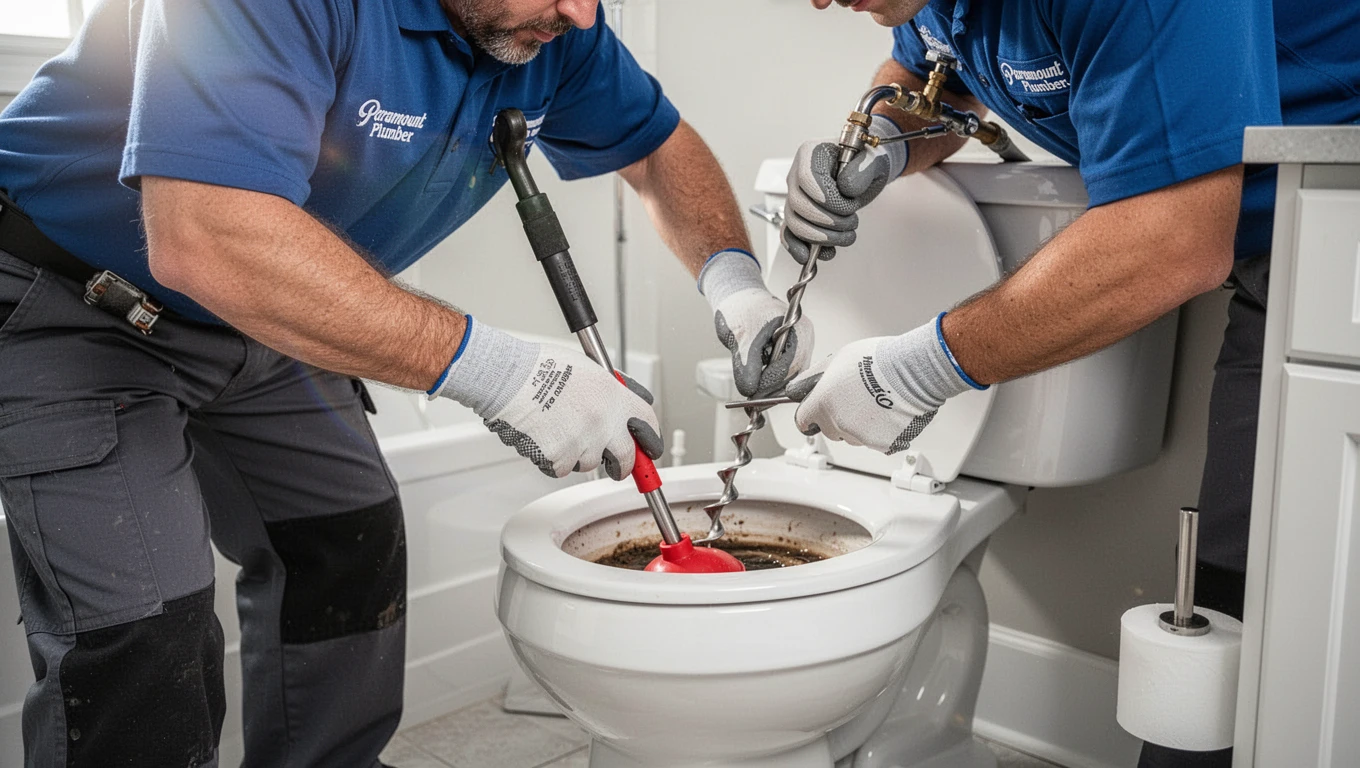 Clogged Toilet Repair