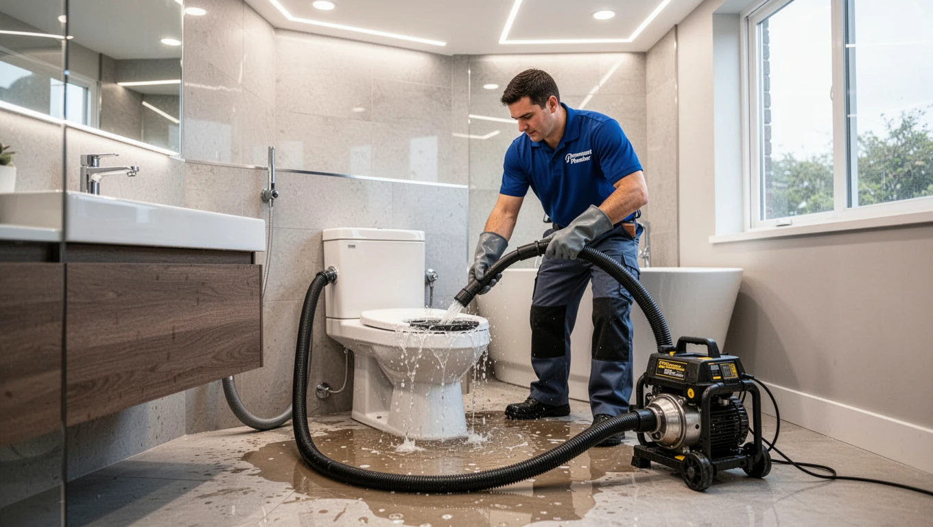 Overflowing Toilet Repair